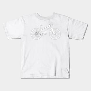 Hardcore Hardtail Blueprint Kids T-Shirt